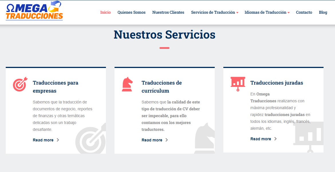 servicio de traducción